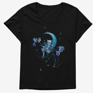 Fairy on moon t-shirt sz 3x